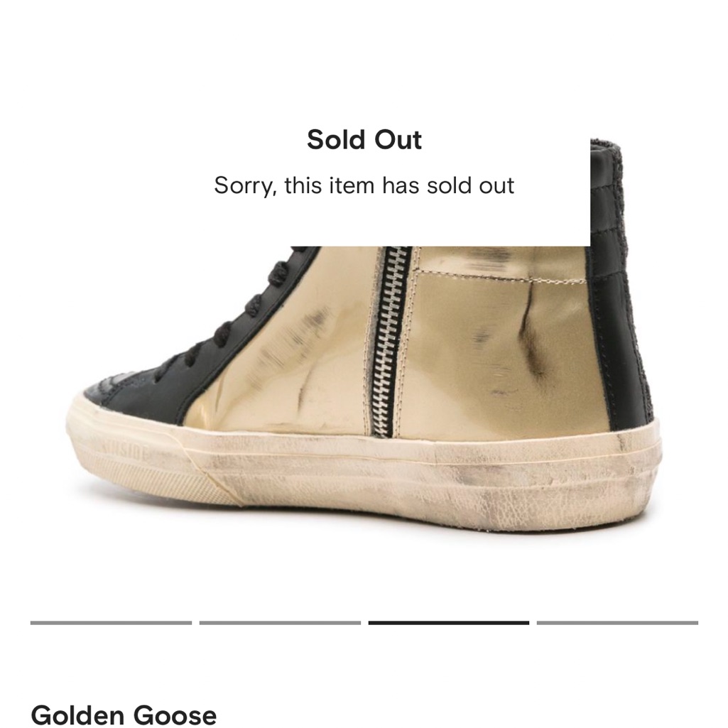 Golden Goose Black And Gold High-Tops